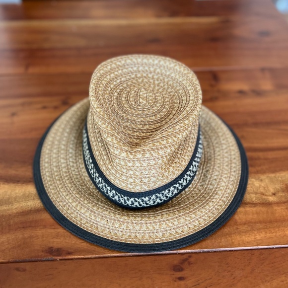 Eric Javits Natural/Black Fedora - Picture 5 of 5